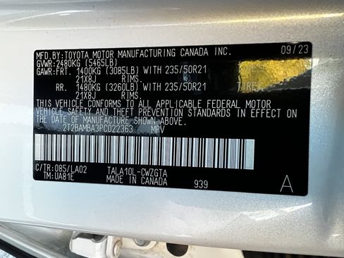 Certified 2023 Lexus RX 350 FWD w/ Cold Area Package image 51