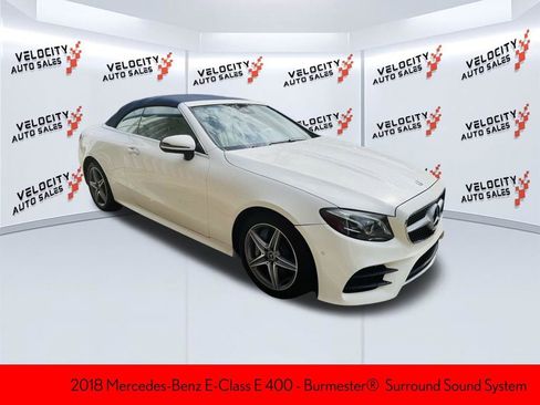 Used 2018 Mercedes-Benz E 400 4MATIC Cabriolet w/ Premium 2 Package (Q02) image 13
