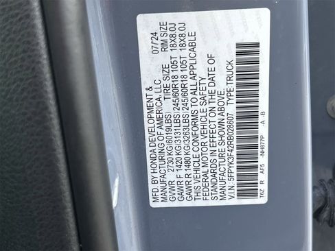 Used 2024 Honda Ridgeline RTL+ image 21