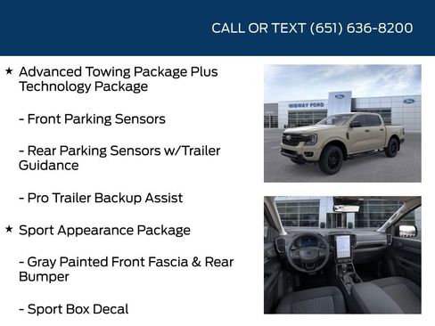 New 2025 Ford Ranger XLT AWD/4WD image 15