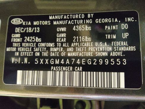 Used 2014 Kia Optima LX w/ LX Convenience Plus Package FWD image 33