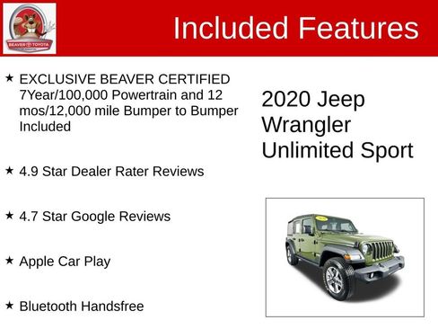 Used 2020 Jeep Wrangler Unlimited Sport image 4
