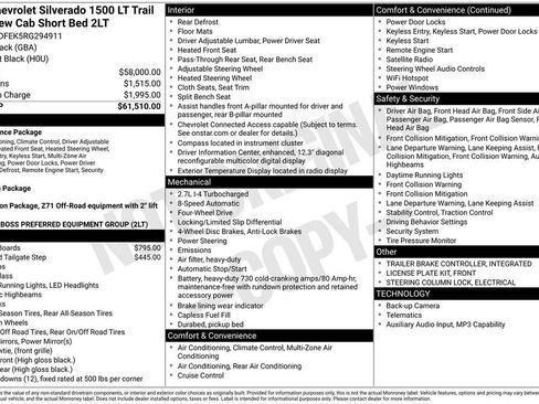 Used 2024 Chevrolet Silverado 1500 LT Trail Boss AWD/4WD image 8