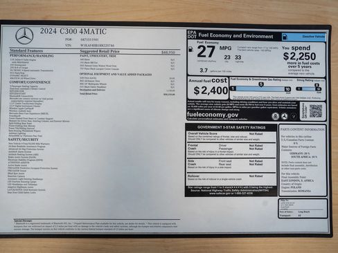 Used 2024 Mercedes-Benz C 300 4MATIC Sedan image 37