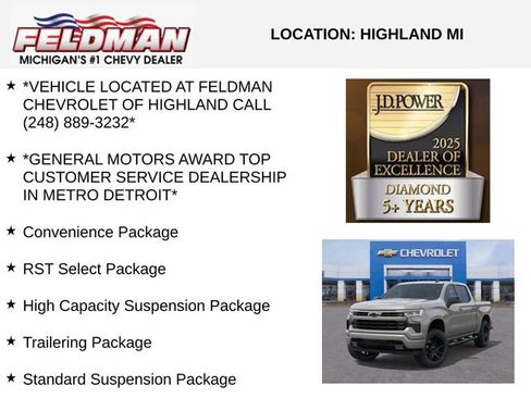New 2026 Chevrolet Silverado 1500 RST w/ RST Select Package AWD/4WD image 3