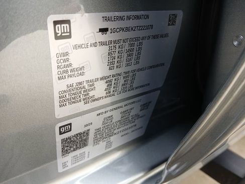 Certified 2026 Chevrolet Silverado 1500 Custom w/ Turbomax Blackout Package image 38