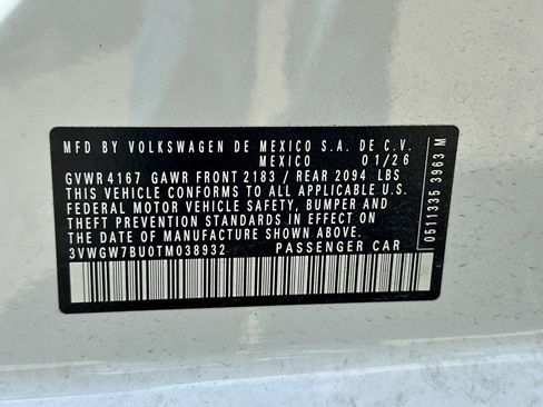 Used 2026 Volkswagen Jetta SEL FWD image 28