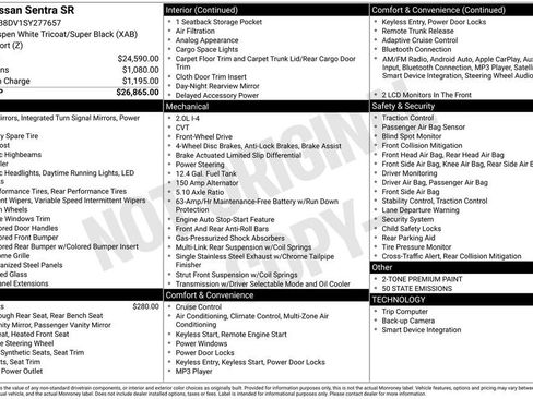 Used 2025 Nissan Sentra SR image 2