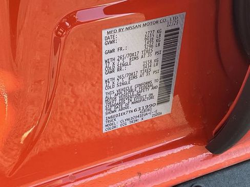 New 2026 Nissan Frontier PRO-4X w/ Pro-4x Convenience Package image 37