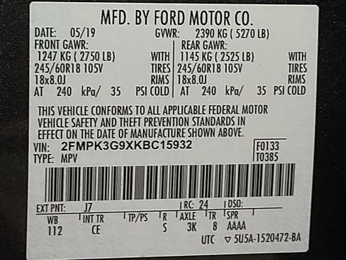 Used 2019 Ford Edge SE FWD image 33