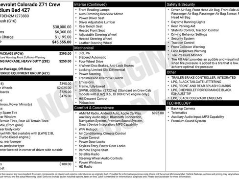 Used 2021 Chevrolet Colorado Z71 w/ Safety Package AWD/4WD image 38