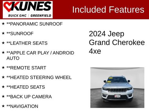 Used 2024 Jeep Grand Cherokee Limited 4xe AWD/4WD image 2