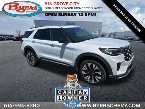Used 2025 Ford Explorer Platinum w/ LUX Leather Package AWD/4WD image 1