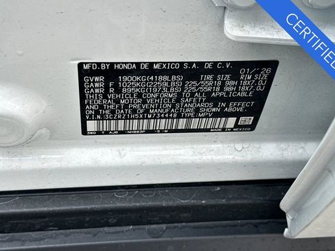 Certified 2026 Honda HR-V Sport image 31