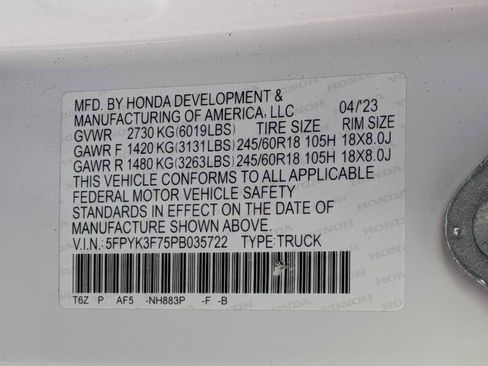 Certified 2023 Honda Ridgeline RTL-E image 36