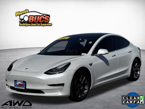 Used 2020 Tesla Model 3 Long Range AWD/4WD image 1
