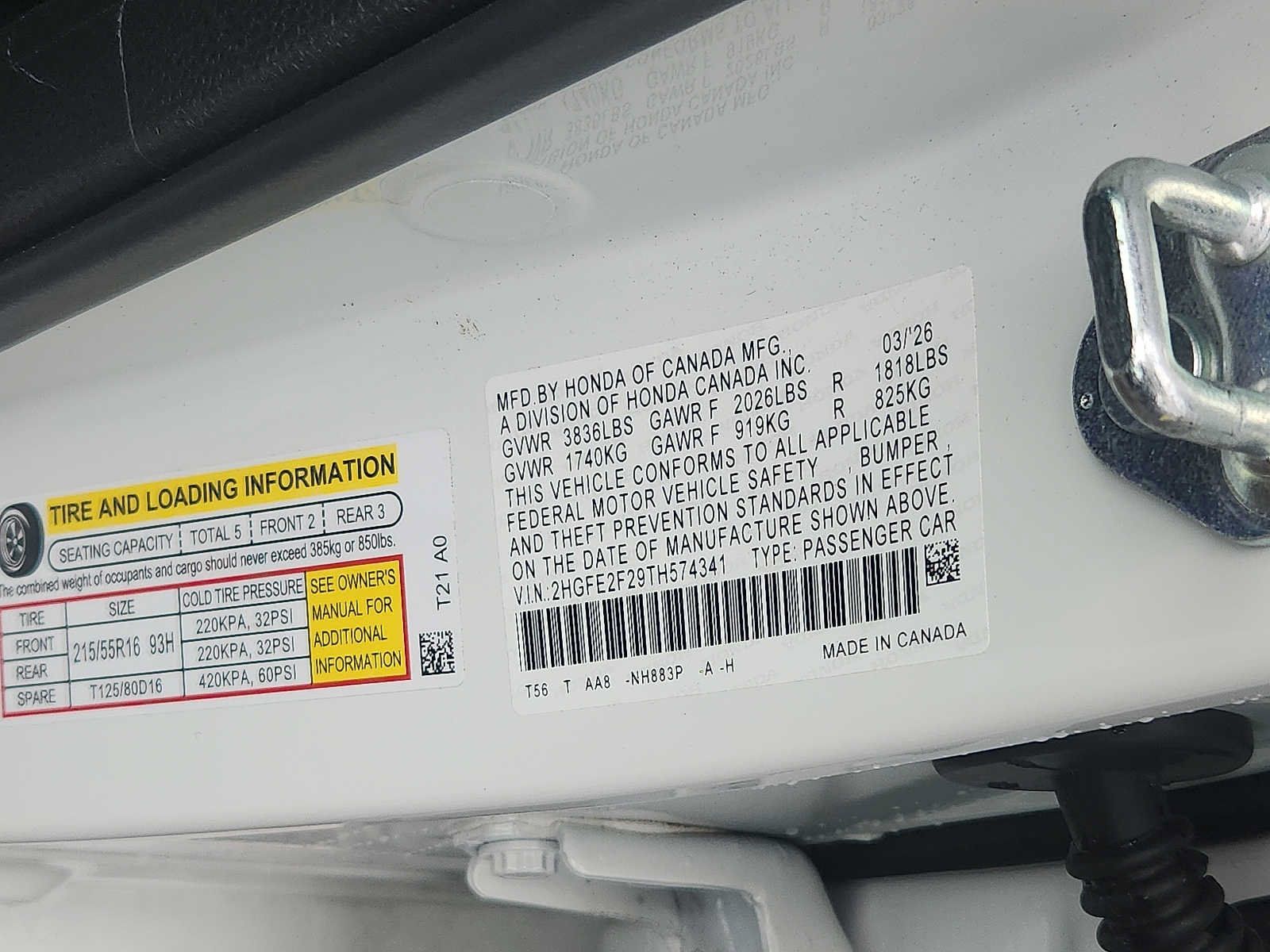 Certified 2026 Honda Civic LX image 26