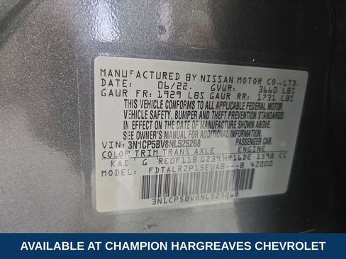 Used 2022 Nissan Kicks S FWD image 42