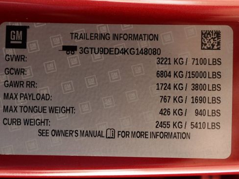 Used 2019 GMC Sierra 1500 SLT w/ SLT Premium Package image 43