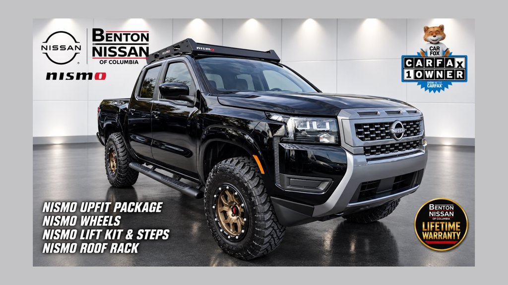 Certified 2026 Nissan Frontier SV w/ Tow Package AWD/4WD 360° Tour