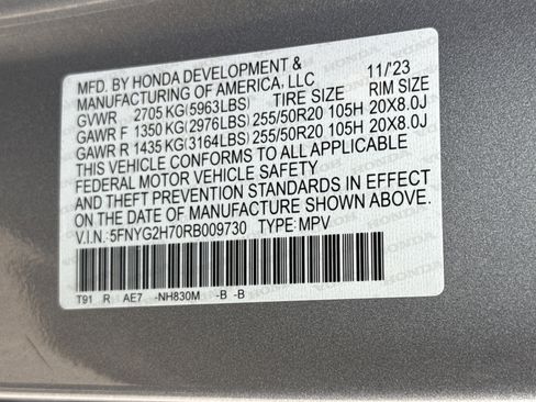 Used 2024 Honda Pilot Touring image 37