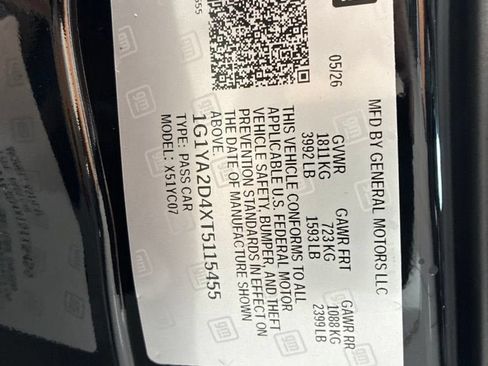 New 2026 Chevrolet Corvette Stingray Coupe w/ 1LT RWD image 42