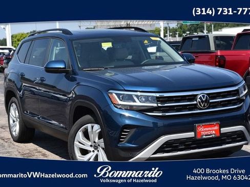 Used 2021 Volkswagen Atlas SE w/ Panoramic Sunroof Package AWD/4WD image 1