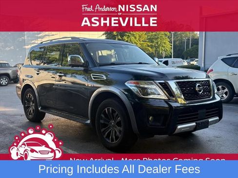Used 2018 Nissan Armada Platinum w/ Captain Seat Package AWD/4WD image 1