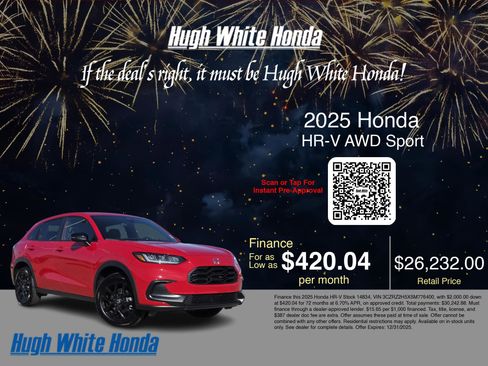 Used 2025 Honda HR-V Sport image 3