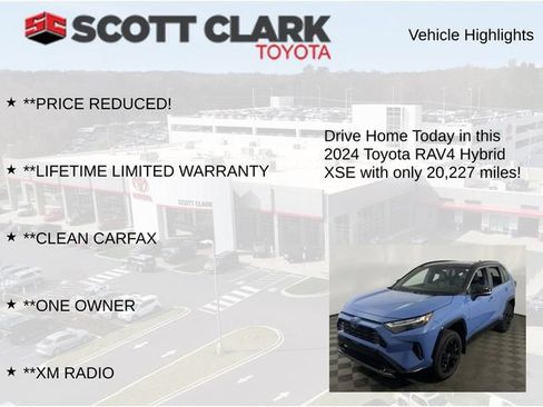 Used 2024 Toyota RAV4 XSE AWD/4WD image 12