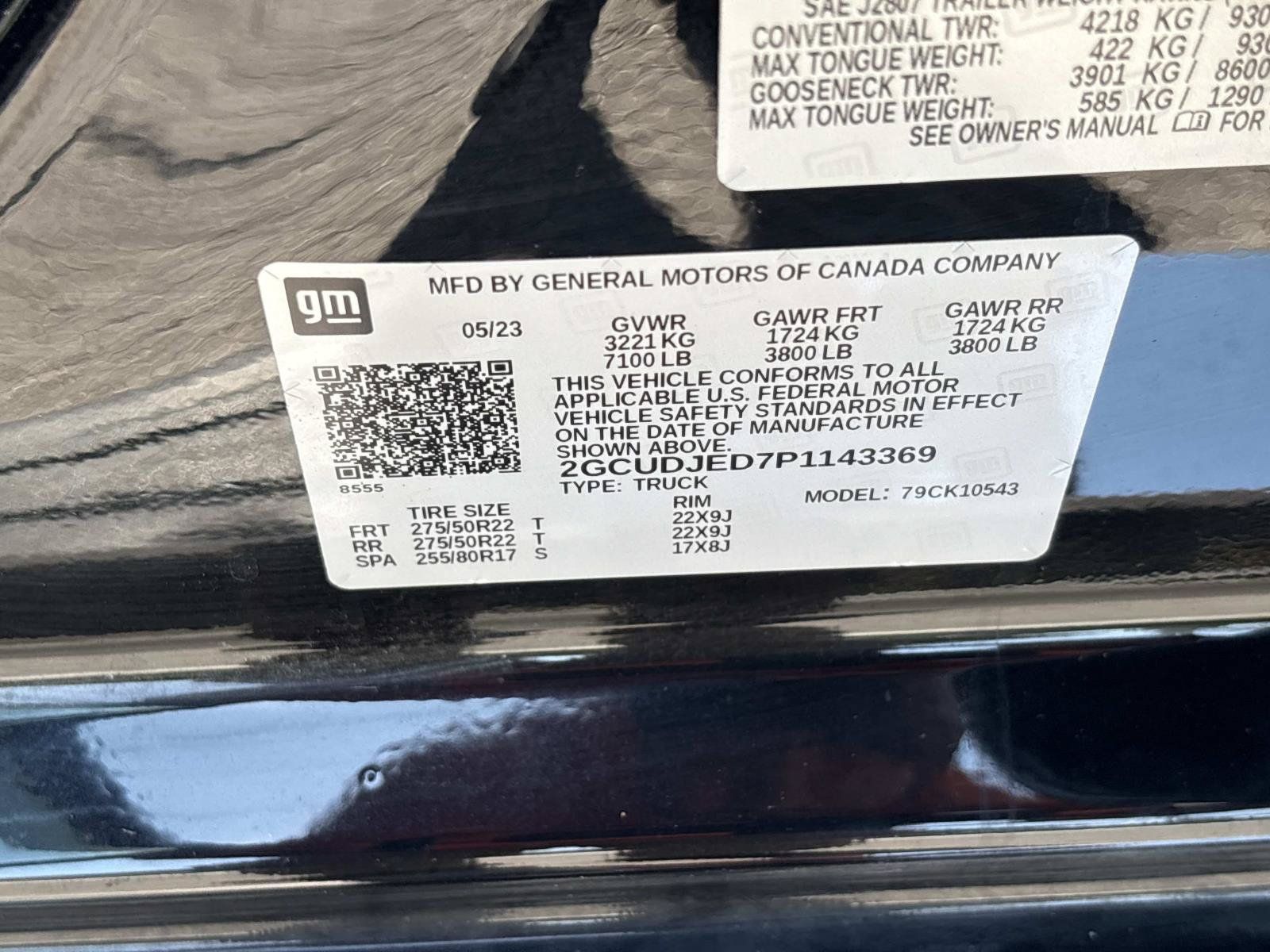 Used 2023 Chevrolet Silverado 1500 High Country w/ High Country Premium Package AWD/4WD image 37