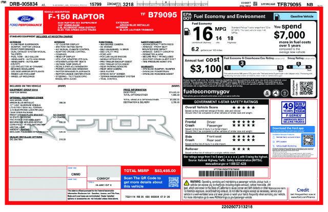 New 2026 Ford F150 Raptor AWD/4WD image 10