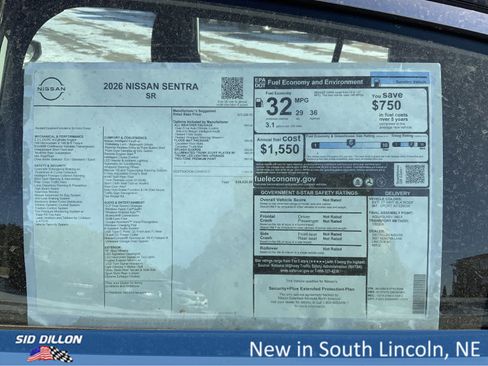 New 2026 Nissan Sentra SR w/ SR All Weather Package image 13