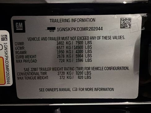 Used 2021 Chevrolet Tahoe Z71 w/ Z71 Signature Package AWD/4WD image 18