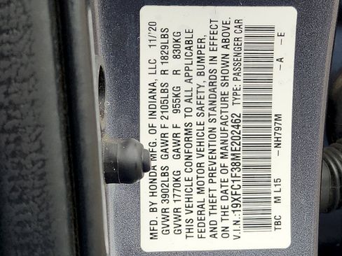 Used 2021 Honda Civic EX image 28