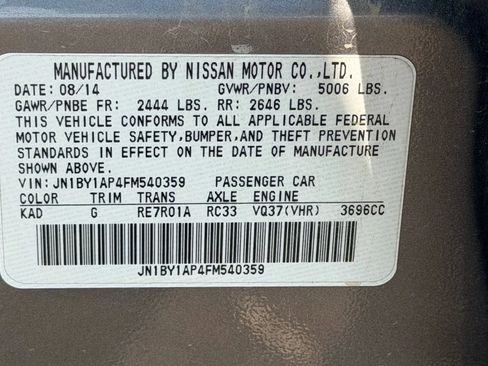 Used 2015 INFINITI Q70 3.7 image 3