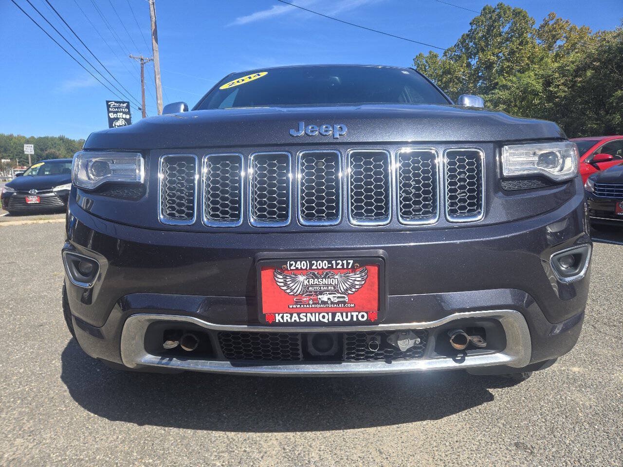 Used 2014 Jeep Grand Cherokee Overland w/ Advanced Technology Group AWD/4WD image 12