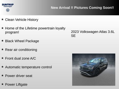 Used 2023 Volkswagen Atlas SE w/ Black Wheel Package FWD image 6