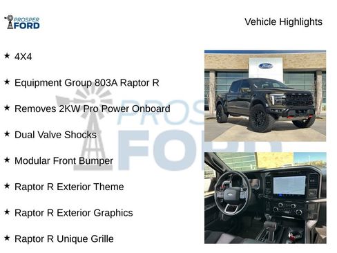 Used 2024 Ford F150 Raptor w/ Equipment Group 803A Raptor R image 5