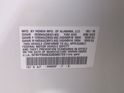 Used 2016 Honda Pilot EX-L image 24