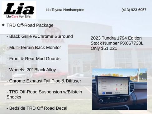 Used 2023 Toyota Tundra 1794 Edition image 7