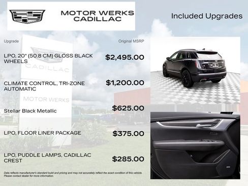 Used 2023 Cadillac XT5 Sportv w/ LPO, Floor Liner Package image 4