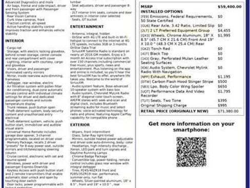 Used 2016 Chevrolet Corvette Stingray Convertible w/ 2LT Preferred Equipment Group image 61