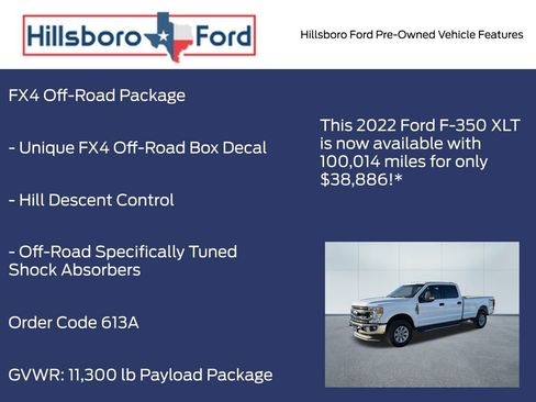 Used 2022 Ford F350 XLT w/ XLT Value Package image 7