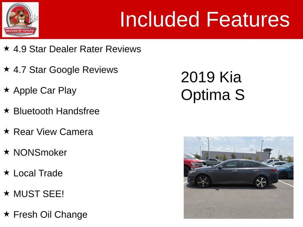 Used 2019 Kia Optima S FWD image 5