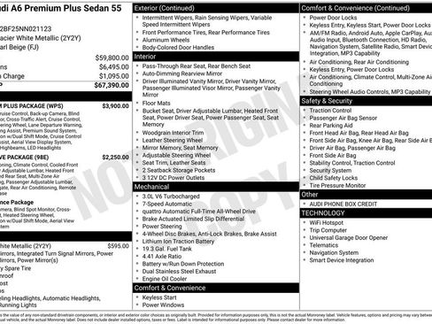 Used 2022 Audi A6 Premium Plus w/ Premium Plus Package image 6