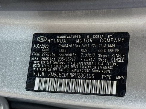 Certified 2024 Hyundai Tucson SEL AWD/4WD image 36