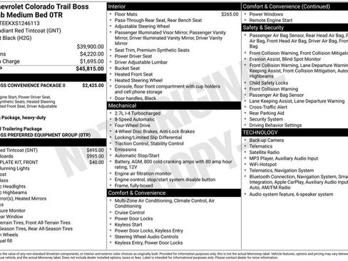 Used 2025 Chevrolet Colorado Trail Boss AWD/4WD image 32