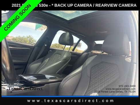Used 2021 BMW 530e w/ Parking Assistance Package RWD image 6