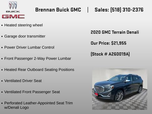 Certified 2020 GMC Terrain Denali w/ Denali Premium Package AWD/4WD image 24